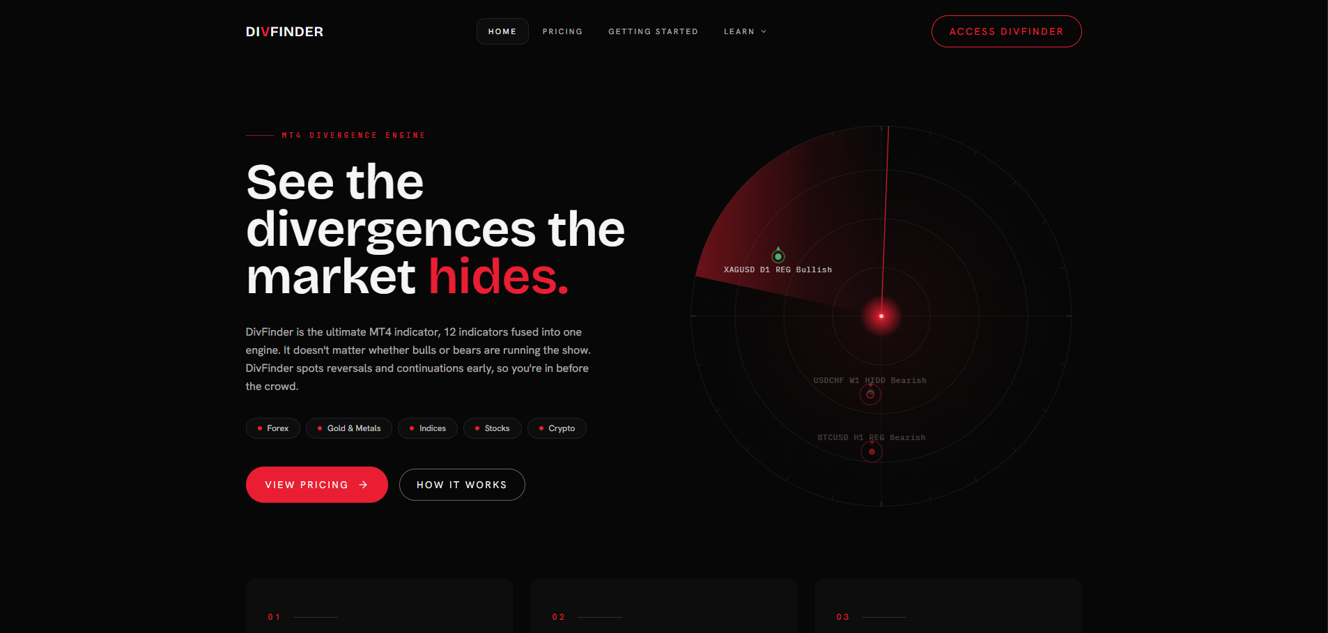 Website von DivFinder